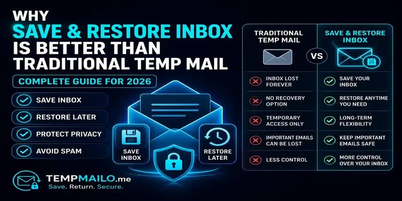 Why Save and Restore Inbox Is Better Than Traditional Temp Mail in 2026