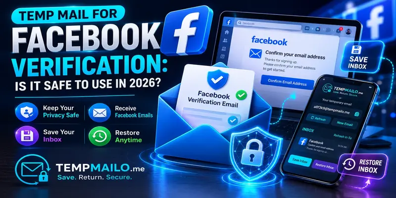 Temp Mail for Facebook Verification: Is It Safe to Use in 2026?
