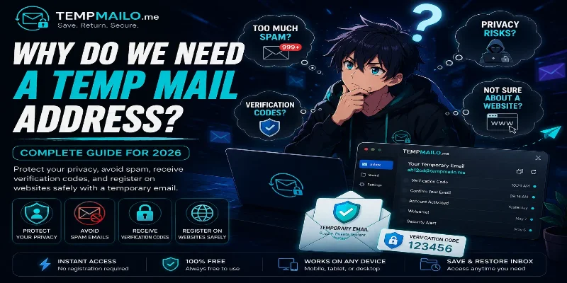 Why Do We Need a Temp Mail Address? Complete Guide for 2026